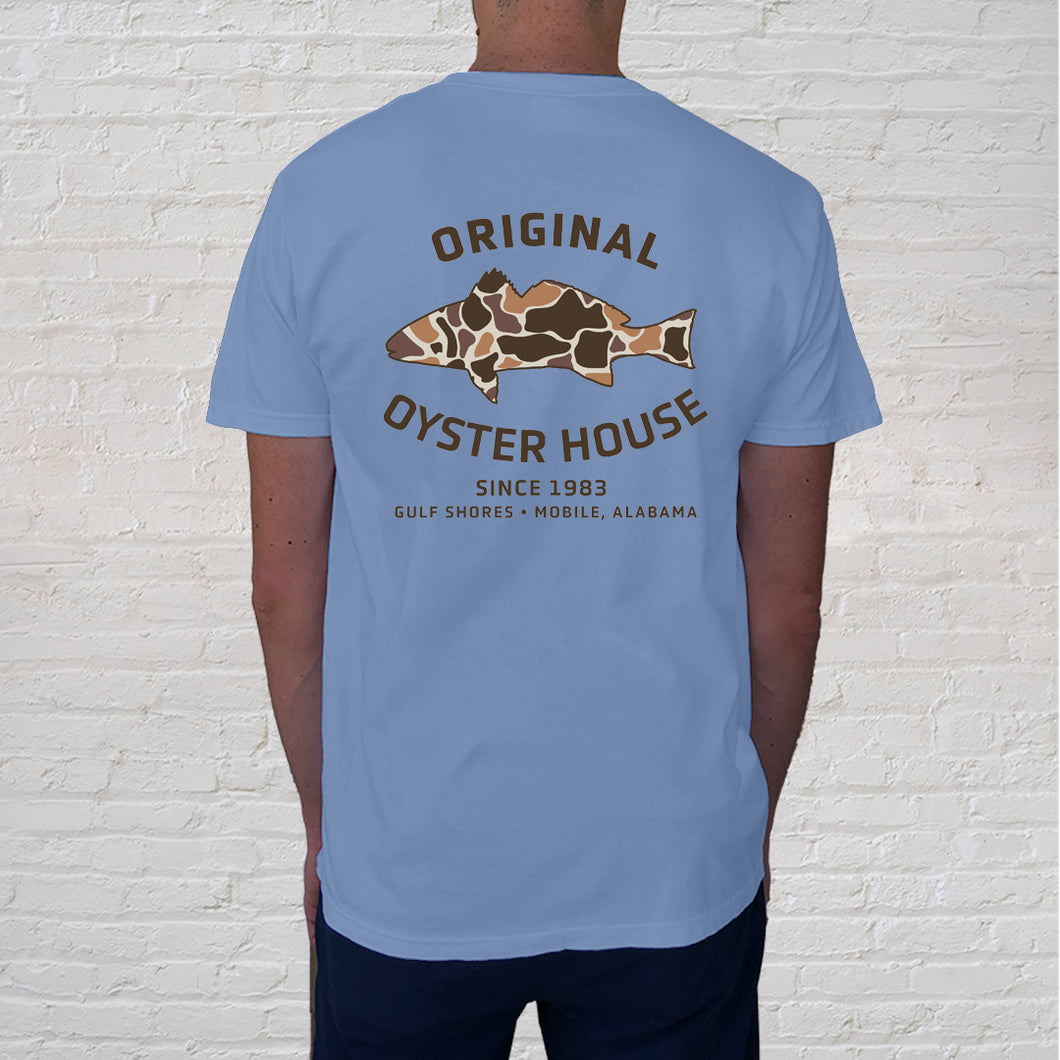 Camo Redfish - Washed Denim