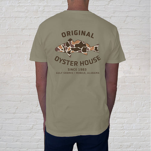 The back of Camo Redfish Sandstone makes a memorable keepsake for the dedicated angler and outdoor enthusiast. 