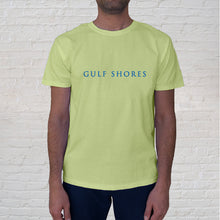 Load image into Gallery viewer,  The Gulf Shores Neon Lemon front imprint on a Comfort Color short sleeve is one of our best sellers. 
