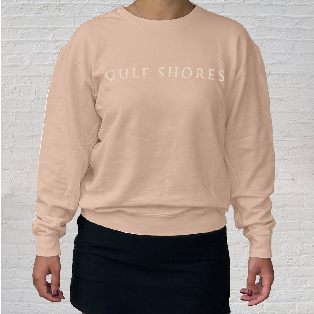 Gulf Shores Lightweight Adult Sweatshirt - Peachy