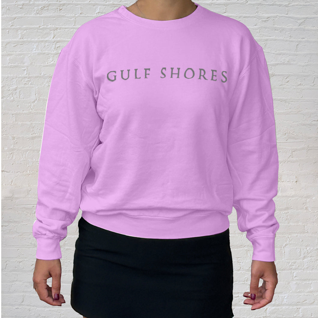 Gulf Shores Lightweight Adult Sweatshirt - Neon Violet