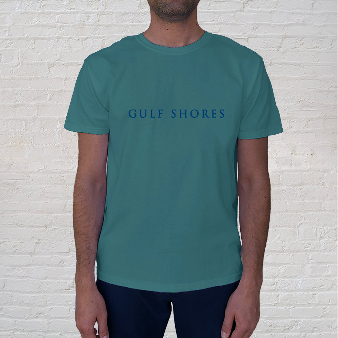Gulf Shores Short Sleeve Blue Spruce Original Oyster House Trading